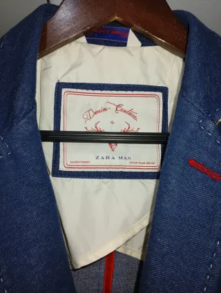 Chaqueta americana azul