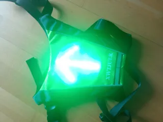 Giubbotto con luci LED lampeggianti