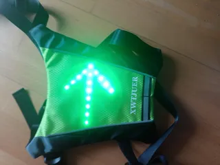 Giubbotto con luci LED lampeggianti