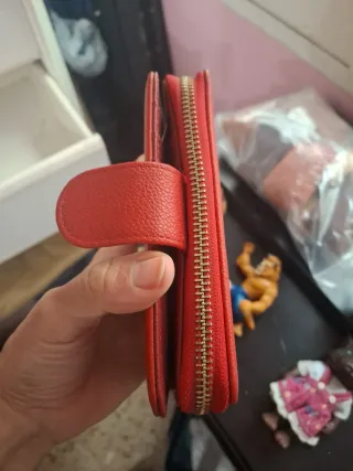 Monedero mujer rojo