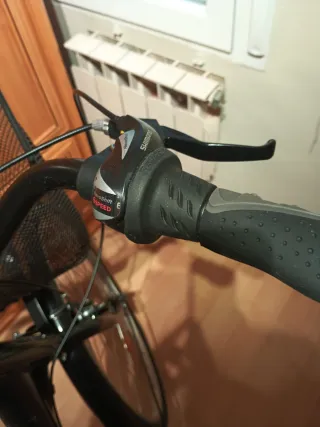 Bicicleta 26 con cesta y portabultos