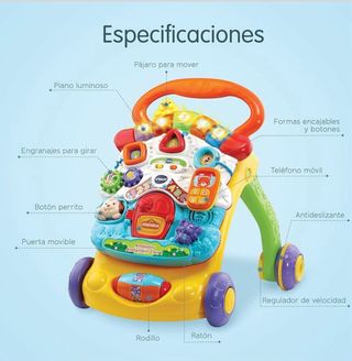 Andador Bebé VTech Andandin 2 en 1