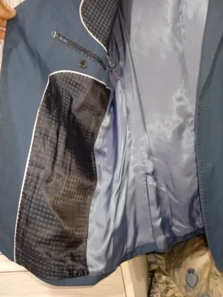 Chaqueta americana azul