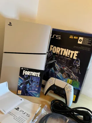 PlayStation 5 Slim Bianca
