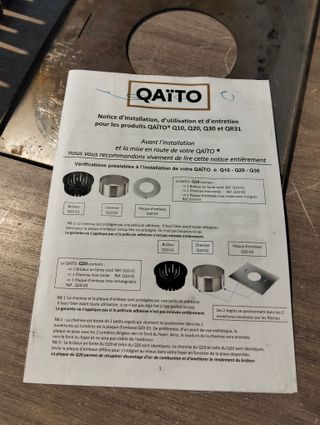 Qaito quemador de pellet para estufas de leña
