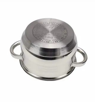 Juego Ollas Acero Inox 12 Piezas + Cuchillos