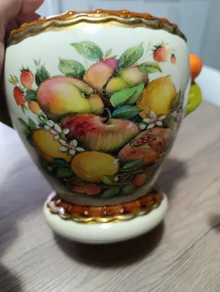 Coppia vasi ceramica Via Veneto