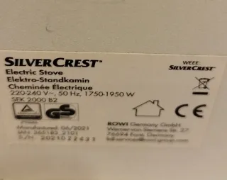 Chimenea eléctrica decorativa