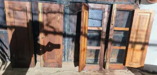 Ventanas de castaño antiguas