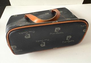 Bolso Pierre Cardin Negro Estampado