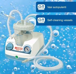 Gima - Aspirador quirúrgico Vega Uno, compacto