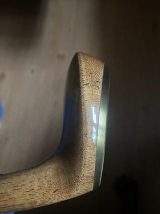 Putter de golf hickory y bolas antiguas