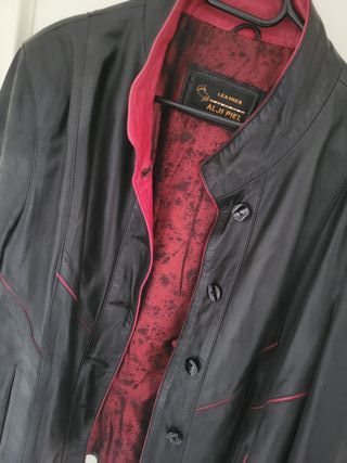 Chaqueta de Piel AL JI PIEL Negra