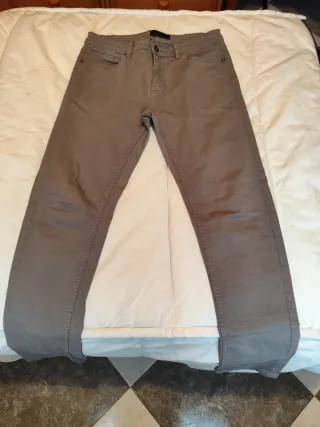 Pantalón ajustado Gris Hombre