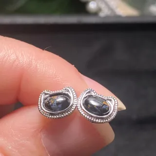 Pendientes Pietersita Natural