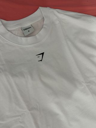 Camiseta Gymshark Blanca Talla M