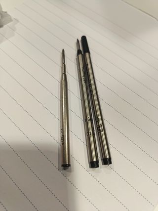 2 ricambi Montblanc e 1 ricambi Cartier