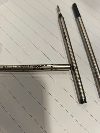 2 ricambi Montblanc e 1 ricambi Cartier