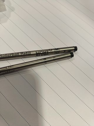 2 ricambi Montblanc e 1 ricambi Cartier