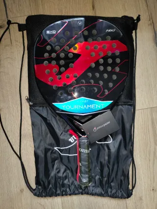 Pala Joma Tournament Flex Negro/Rojo