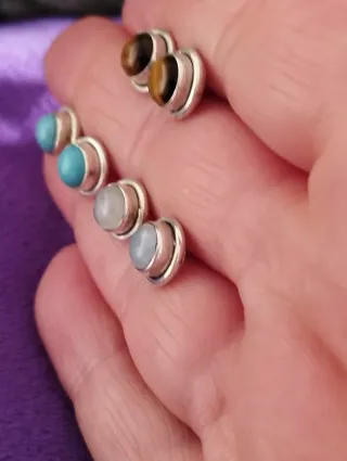 Pendientes Plata Ley.PRECIO PAR