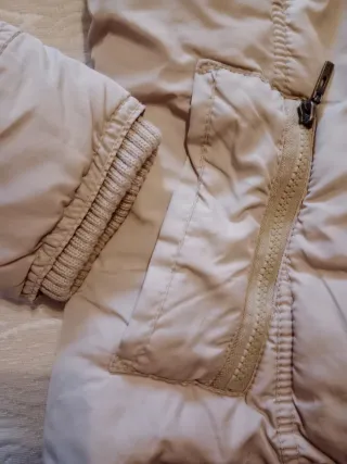 Chaquetón mujer beige