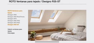 Ventana VELUX tejado exterior de apertura lateral