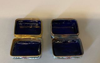 Set 2 Scatolette Cinesi Fiorate