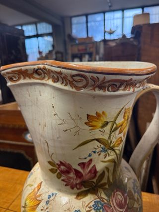 Grande porta ombrelli dipinto a mano