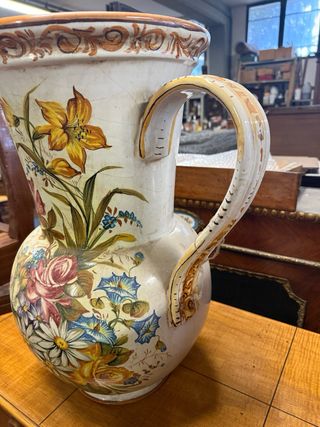 Grande porta ombrelli dipinto a mano