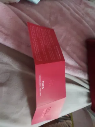 Bolsito Tous Terciopelo Rojo Nuevo