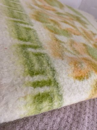 Manta lana tipo Maragata Cama Matrimonio