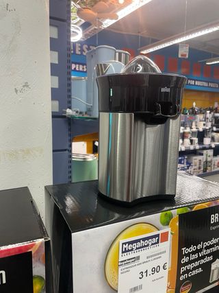 Exprimidor BRAUN 60W Negro