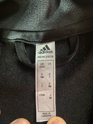 Chaqueta Adidas Negra Talla M