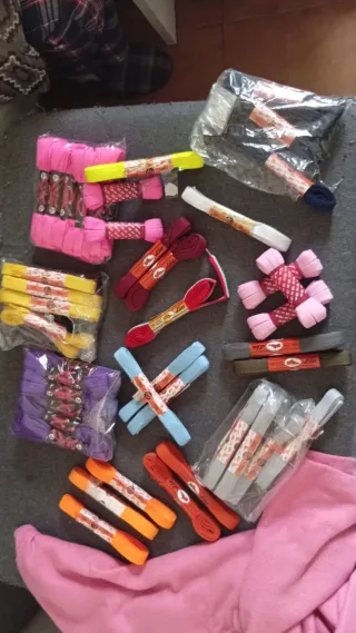 Cordones para deportivas varios colores