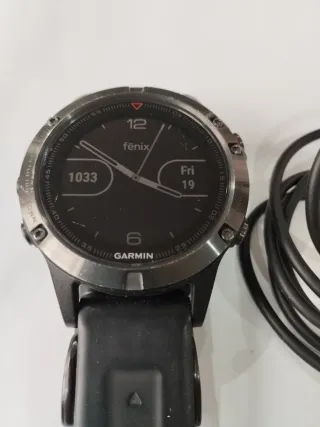 Garmin Fenix 5 47mm Negro/Plata