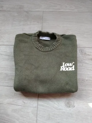 Jersey Zara Low Road Verde 9-10 años