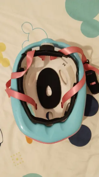 Casco bici infantile Minnie Mouse rosa