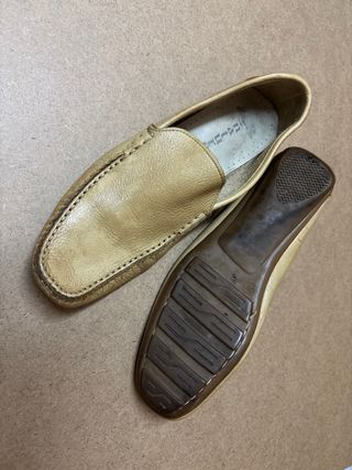Zapatos planos mujer beige talla 39