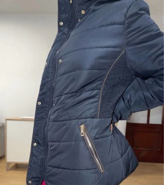 Chaquetón acolchado negro