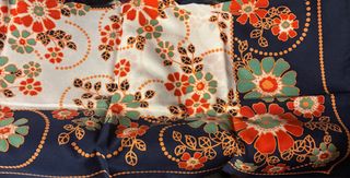 Pañuelo foulard bufanda floral