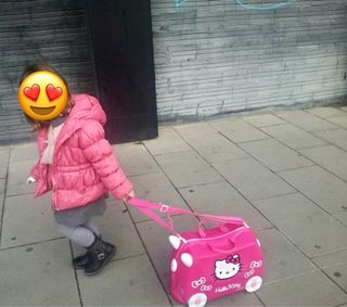 Valigia per bambini Trunki Hello Kitty rosa