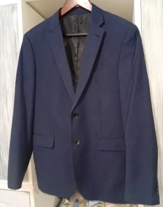 Chaqueta americana hombre azul