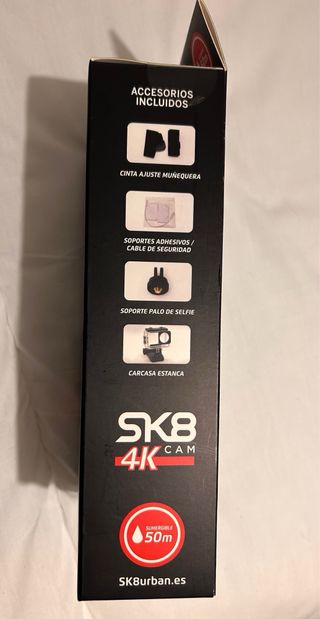 Cámara de Acción SK8 4K Ultra HD Sumergible