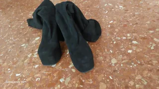 Zapatos de tacón negros