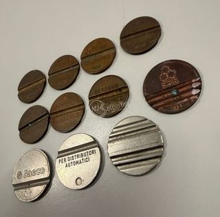 Lotto Monete Lire, Estere e Gettoni Telefonici