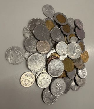 Lotto Monete Lire, Estere e Gettoni Telefonici