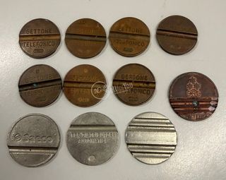 Lotto Monete Lire, Estere e Gettoni Telefonici