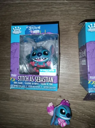 Funko Stitch Minis Sebastian, Beast y Chesire cat