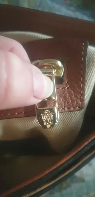 Bolso Massimo Dutti Piel Marrón